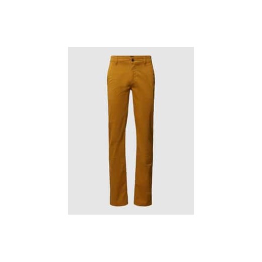 Chinosy o kroju slim fit z naszywką z logo model ‘Schino’ ze sklepu Peek&Cloppenburg  w kategorii Spodnie męskie - zdjęcie 177951875