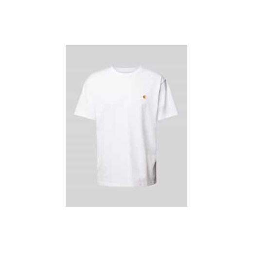 T-shirt z wyhaftowanym logo ze sklepu Peek&Cloppenburg  w kategorii T-shirty męskie - zdjęcie 177951887