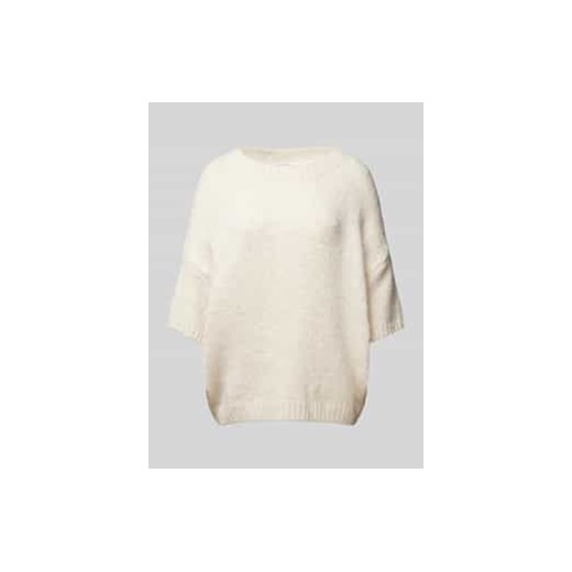 Sweter z dzianiny z prążkowanymi wykończeniami ze sklepu Peek&Cloppenburg  w kategorii Swetry damskie - zdjęcie 177951989