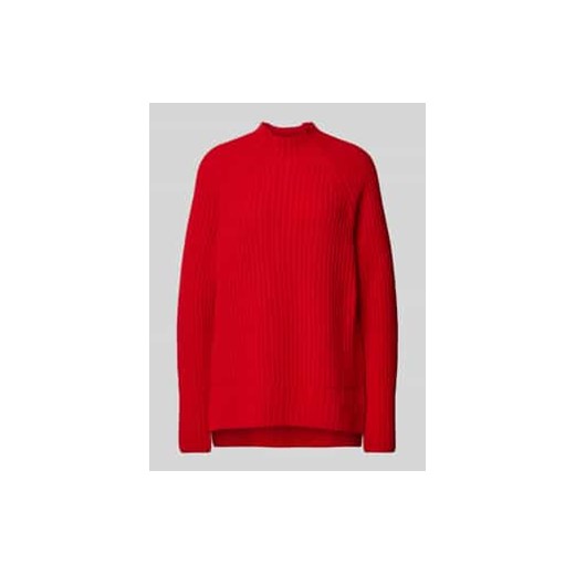 Sweter z dzianiny ze stójką ze sklepu Peek&Cloppenburg  w kategorii Swetry damskie - zdjęcie 177952025