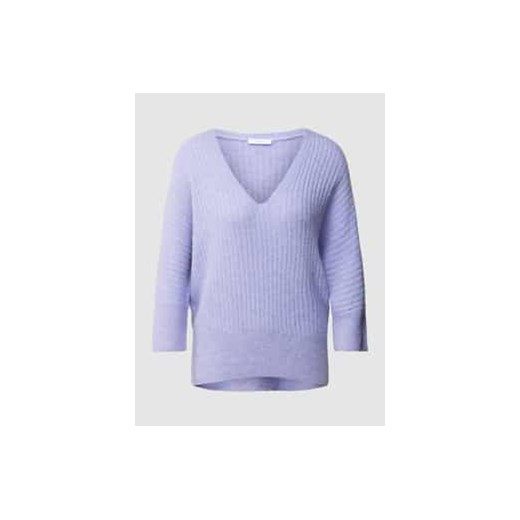 Sweter z dzianiny z dekoltem w serek model ‘Peruso’ ze sklepu Peek&Cloppenburg  w kategorii Swetry damskie - zdjęcie 177952105