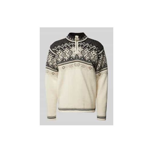 Sweter z dzianiny ze stójką model ‘Vail’ ze sklepu Peek&Cloppenburg  w kategorii Swetry męskie - zdjęcie 177952185