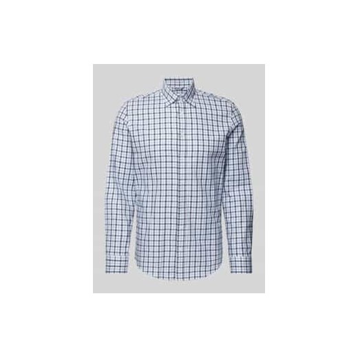 Koszula biznesowa o kroju Slim Fit z kołnierzykiem typu button down ze sklepu Peek&Cloppenburg  w kategorii Koszule męskie - zdjęcie 177952617