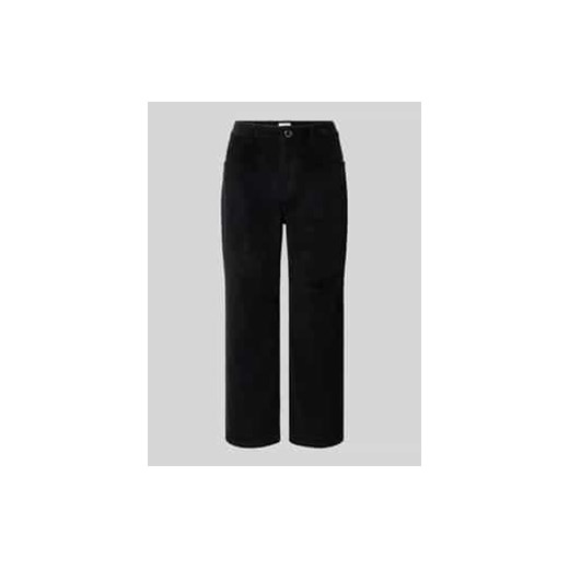 Kuloty o kroju regular fit ze sztruksu z szeroką nogawką ze sklepu Peek&Cloppenburg  w kategorii Spodnie damskie - zdjęcie 177953277