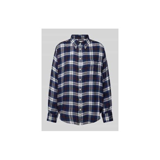 Bluzka koszulowa z kołnierzykiem typu button down ze sklepu Peek&Cloppenburg  w kategorii Koszule damskie - zdjęcie 177953365