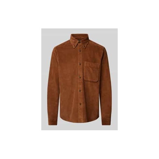 Kurtka koszulowa o kroju regular fit z kołnierzykiem typu button down model ‘Nero’ ze sklepu Peek&Cloppenburg  w kategorii Kurtki męskie - zdjęcie 177953579