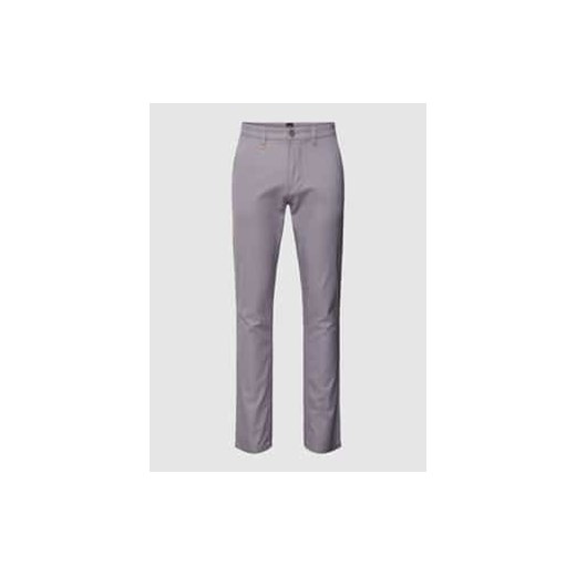 Chinosy o kroju slim fit z wpuszczanymi kieszeniami model ‘SCHINO’ ze sklepu Peek&Cloppenburg  w kategorii Spodnie męskie - zdjęcie 177953618