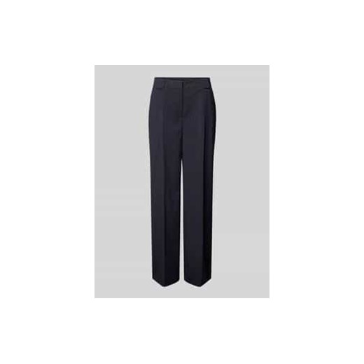 Spodnie materiałowe o kroju regular fit z kantami ze sklepu Peek&Cloppenburg  w kategorii Spodnie damskie - zdjęcie 177953656