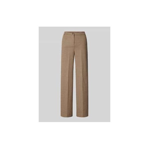 Spodnie materiałowe o kroju straight fit w kant model ‘PANETTO’ ze sklepu Peek&Cloppenburg  w kategorii Spodnie damskie - zdjęcie 177953818