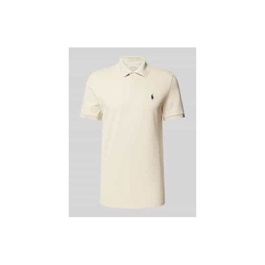 Koszulka polo o kroju tailored fit z wyhaftowanym logo ze sklepu Peek&Cloppenburg  w kategorii T-shirty męskie - zdjęcie 177953917
