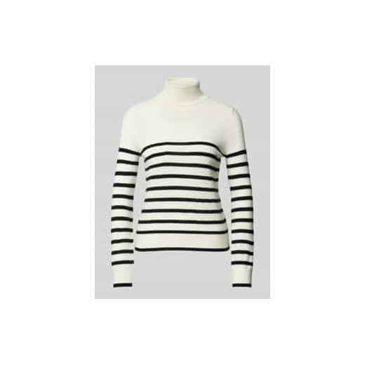 Sweter z dzianiny z wełny lana z golfem ze sklepu Peek&Cloppenburg  w kategorii Swetry damskie - zdjęcie 177954328