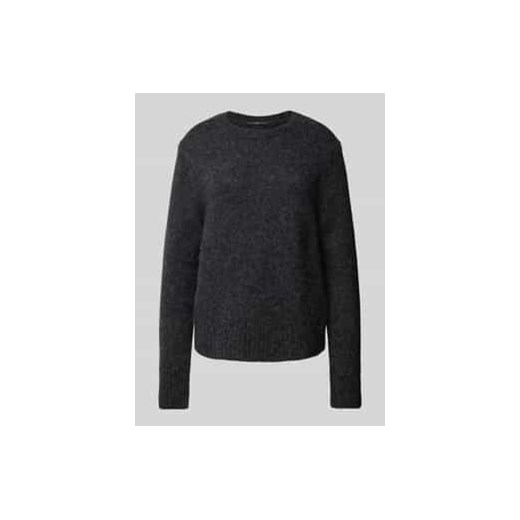 Sweter z dzianiny z okrągłym dekoltem ze sklepu Peek&Cloppenburg  w kategorii Swetry damskie - zdjęcie 177954458