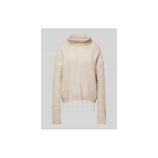 Sweter z dzianiny z golfem ze sklepu Peek&Cloppenburg  w kategorii Swetry damskie - zdjęcie 177954949