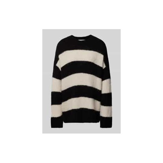 Sweter z dzianiny o kroju oversized z okrągłym dekoltem model ‘GABELLA’ ze sklepu Peek&Cloppenburg  w kategorii Swetry damskie - zdjęcie 177955186