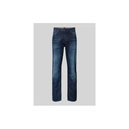 Jeansy o kroju regular fit z detalem z logo model ‘Selvedge’ ze sklepu Peek&Cloppenburg  w kategorii Jeansy męskie - zdjęcie 177955428