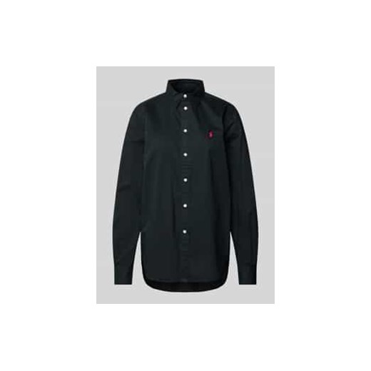 Bluzka koszulowa o kroju relaxed fit z kołnierzykiem typu kent ze sklepu Peek&Cloppenburg  w kategorii Koszule damskie - zdjęcie 177955486