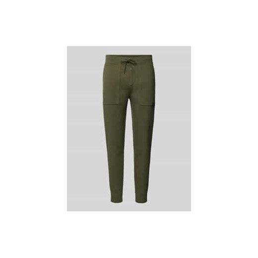 Spodnie dresowe o kroju slim fit z nakładanymi kieszeniami ze sklepu Peek&Cloppenburg  w kategorii Spodnie męskie - zdjęcie 177955928