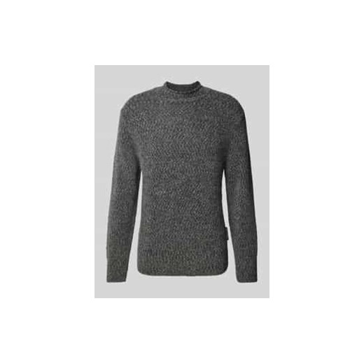 Sweter z dzianiny o kroju regular fit z włochatej mieszanki bawełny i wełny ze sklepu Peek&Cloppenburg  w kategorii Swetry męskie - zdjęcie 177955985