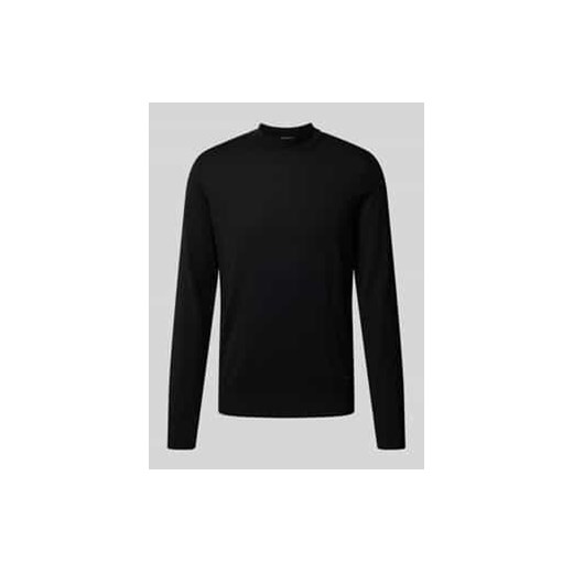 Sweter z dzianiny z żywej wełny ze stójką model ‘Davide’ ze sklepu Peek&Cloppenburg  w kategorii Swetry męskie - zdjęcie 177956066