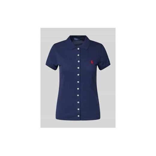 Koszulka polo z wyhaftowanym logo ze sklepu Peek&Cloppenburg  w kategorii Bluzki damskie - zdjęcie 177956475