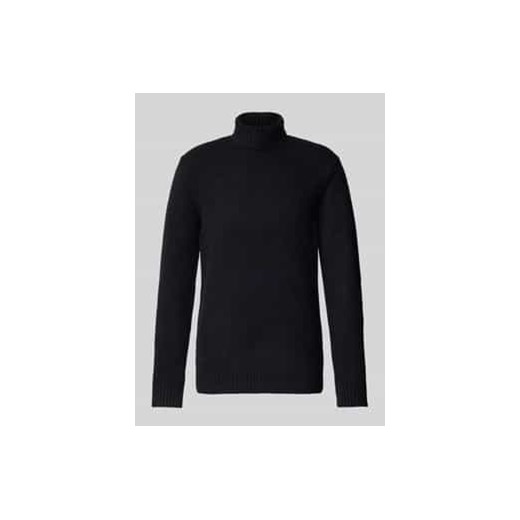 Sweter z dzianiny z golfem ze sklepu Peek&Cloppenburg  w kategorii Swetry męskie - zdjęcie 177957277