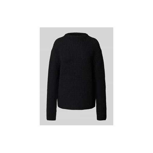 Sweter z dzianiny z okrągłym dekoltem ze sklepu Peek&Cloppenburg  w kategorii Swetry damskie - zdjęcie 177957965