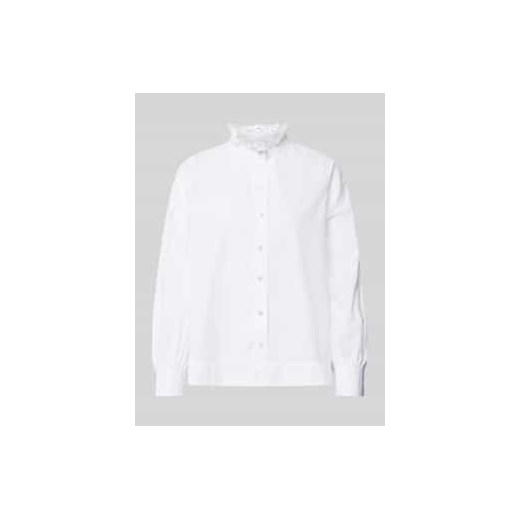 Bluzka koszulowa o kroju regular fit ze stójką ze sklepu Peek&Cloppenburg  w kategorii Koszule damskie - zdjęcie 177958188