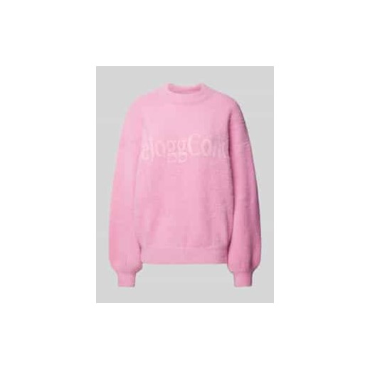 Sweter z dzianiny z napisem z logo model ‘OFELIA’ ze sklepu Peek&Cloppenburg  w kategorii Swetry damskie - zdjęcie 177958306