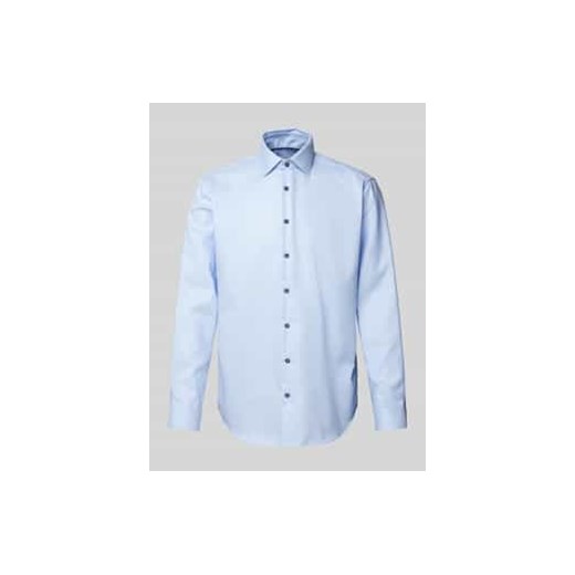 Koszula biznesowa o kroju regular fit z kołnierzykiem typu kent ze sklepu Peek&Cloppenburg  w kategorii Koszule męskie - zdjęcie 177958435