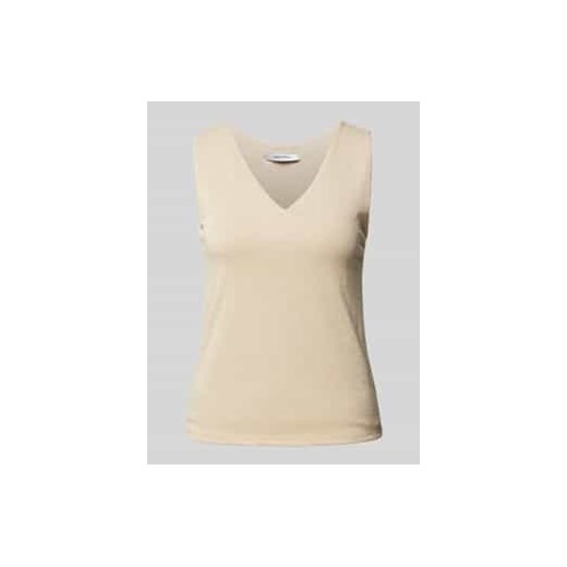 Top z dekoltem w serek ze sklepu Peek&Cloppenburg  w kategorii Bluzki damskie - zdjęcie 177959446