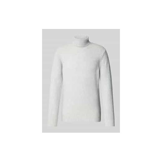 Sweter z dzianiny z golfem ze sklepu Peek&Cloppenburg  w kategorii Swetry męskie - zdjęcie 177959455