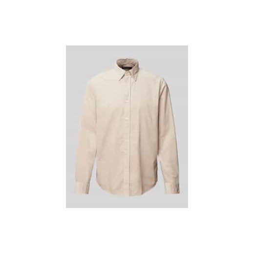 Koszula sztruksowa o kroju regular fit z czystej bawełny ekologicznej ze sklepu Peek&Cloppenburg  w kategorii Koszule męskie - zdjęcie 177959458