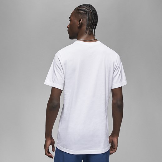 Męski T-shirt z nadrukiem Jordan - Biel Jordan M Nike poland
