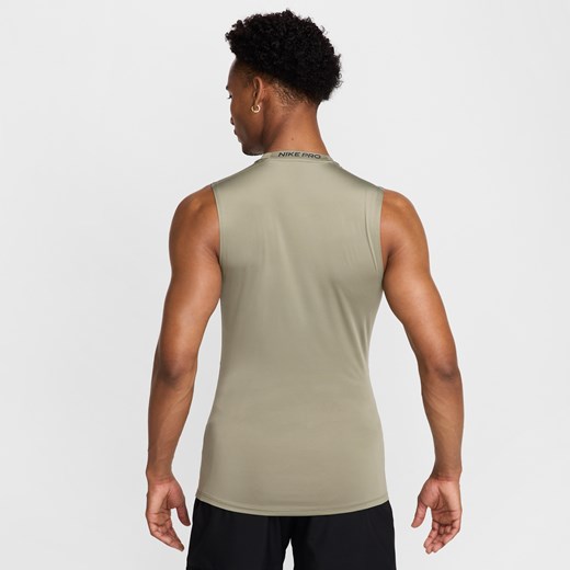 Męska przylegająca koszulka bez rękawów do fitnessu Dri-FIT Nike Pro - Zieleń Nike L Nike poland