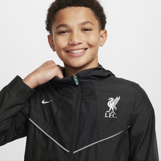 Kurtka piłkarska typu anorak dla dużych dzieci (chłopców) Nike Liverpool F.C. Nike M Nike poland