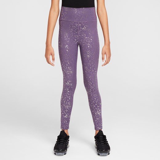 Legginsy z wysokim stanem dla dużych dzieci (dziewcząt) Dri-FIT Nike One - Nike XL promocyjna cena Nike poland
