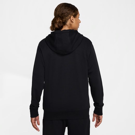 Męska rozpinana bluza dzianinowa z kapturem Nike Club - Czerń Nike L Nike poland