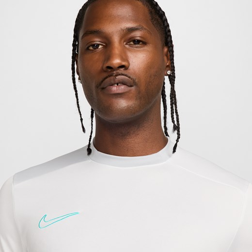 Męska koszulka piłkarska z krótkim rękawem Dri-FIT Nike Academy - Szary Nike M Nike poland