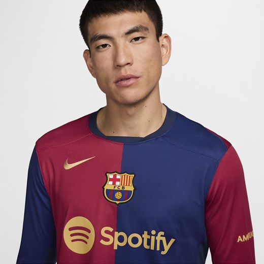 Męska koszulka piłkarska z długim rękawem Nike Dri-FIT FC Barcelona Stadium Nike XXL Nike poland