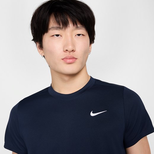 Męska koszulka do tenisa Dri-FIT NikeCourt Victory - Niebieski Nike XXL Nike poland