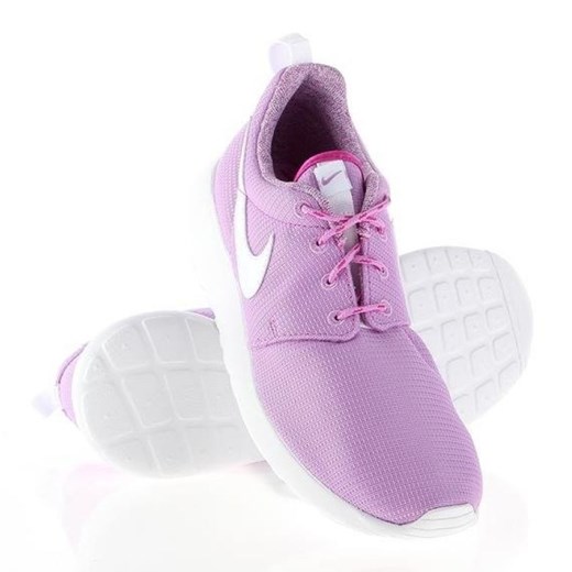 Buty Nike Rosherun W 599729-503 fioletowe ze sklepu ButyModne.pl w kategorii Buty sportowe damskie - zdjęcie 177967139
