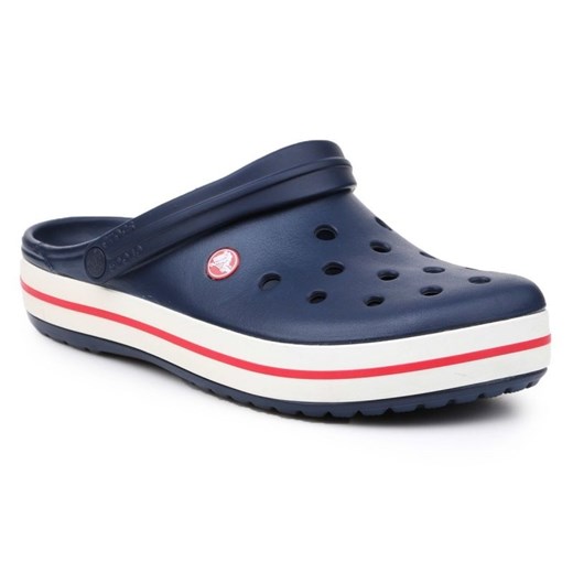 Klapki Crocs Crocband Navy M 11016-410 niebieskie ze sklepu ButyModne.pl w kategorii Klapki damskie - zdjęcie 177967179
