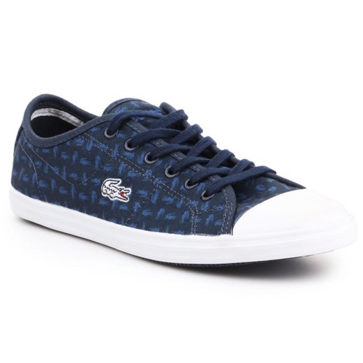 Trampki Lacoste Ziane W 7-31SPW0038003 białe ze sklepu ButyModne.pl w kategorii Trampki damskie - zdjęcie 177967185