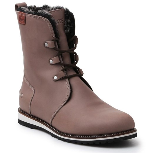 Buty Lacoste Baylen 5 Srw  7-30SRW4100158 brązowe ze sklepu ButyModne.pl w kategorii Buty zimowe męskie - zdjęcie 177967197