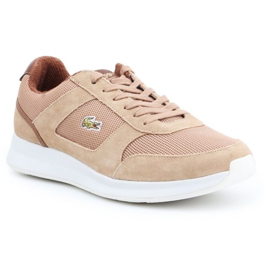 Buty Lacoste Joggeur 317 3 Spm Lt M 7-34SPM00174D8 brązowe ze sklepu ButyModne.pl w kategorii Buty sportowe męskie - zdjęcie 177967219