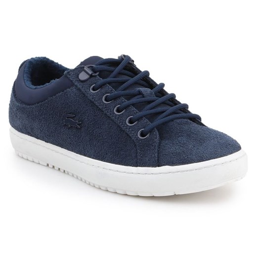 Buty Lacoste Straightset Insulate 319 1 W Cfa 7-38CFA0008J18 niebieskie ze sklepu ButyModne.pl w kategorii Trampki damskie - zdjęcie 177967236