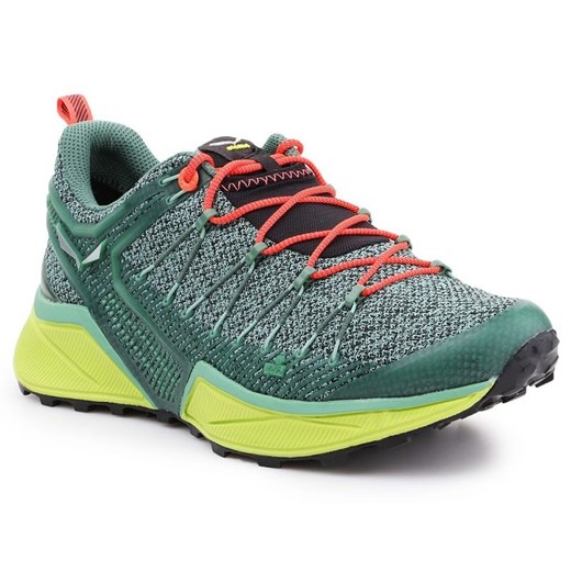 Buty Salewa Ws Dropline W 61369-5585 zielone ze sklepu ButyModne.pl w kategorii Buty trekkingowe damskie - zdjęcie 177967248