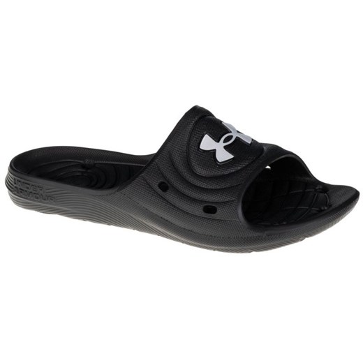 Klapki Under Armour Locker Iv Sl 3023758-001 czarne ze sklepu ButyModne.pl w kategorii Klapki męskie - zdjęcie 177967416