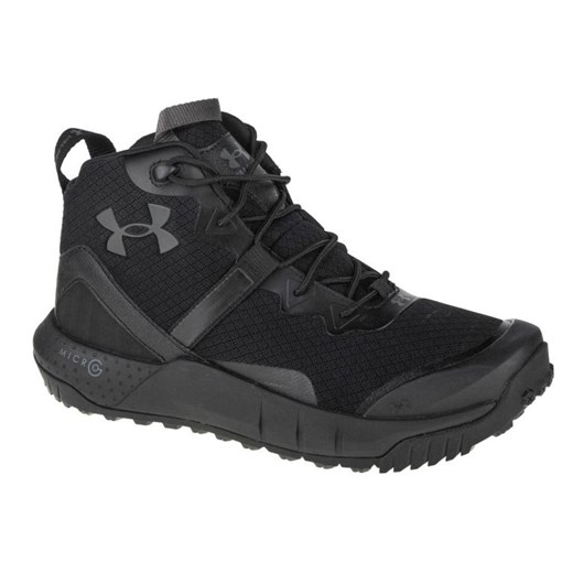 Buty Under Armour Micro G Valsetz Mid 3023741-001 czarne ze sklepu ButyModne.pl w kategorii Buty sportowe męskie - zdjęcie 177967458