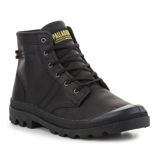 Buty Palladium Pallabrousse Legion Leather 77187-010-M czarne ze sklepu ButyModne.pl w kategorii Buty zimowe męskie - zdjęcie 177967586